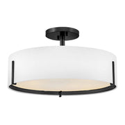 Hinkley 47573 Halle 4-lt 20" LED Semi-Flush Mount - Black