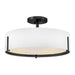 Hinkley 47573 Halle 4-lt 20" LED Semi-Flush Mount - Black