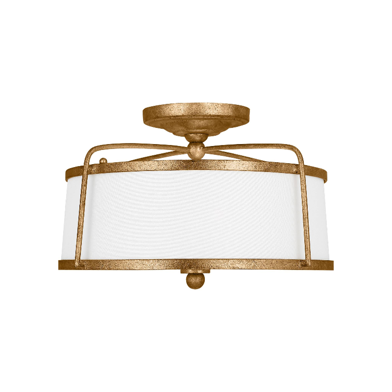 Visual Comfort CF1102 Stonington 2-lt 14" LED Semi-Flush Mount