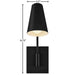 Hinkley 48310 Bray 1-lt 17" Tall LED Swing Arm Wall Sconce
