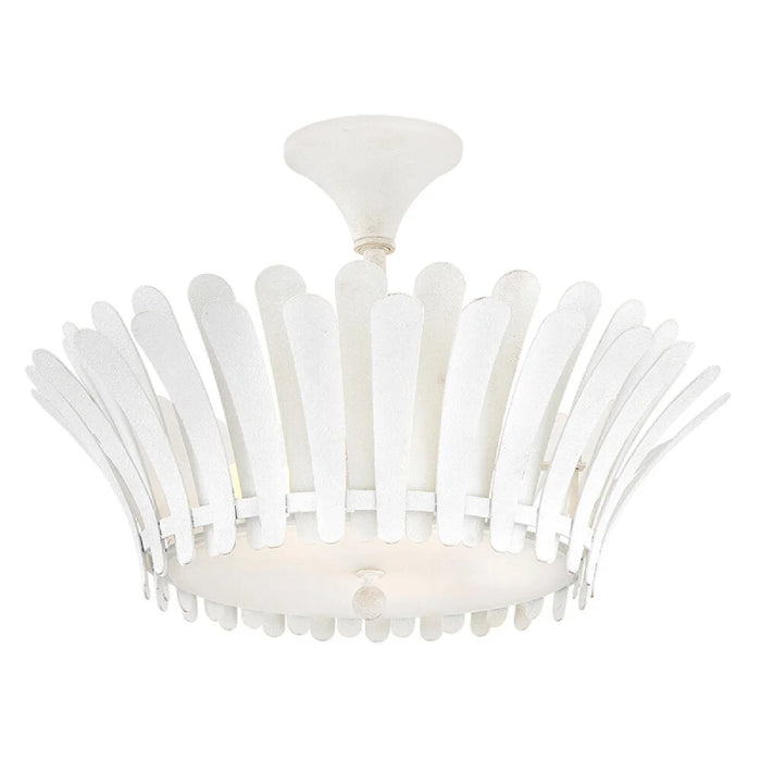 Hinkley 47693 Reina 3-lt 20" LED Semi-Flush Mount - Textured Plaster