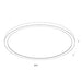 Dals CFLEDR24-CC Delta 1-lt 24" LED Flush Mount