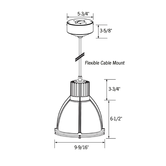 Contech CGL8 8" LED Performance Pendant