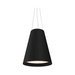Accord 1146 Conical 1-lt 20" LED Pendant - Charcoal