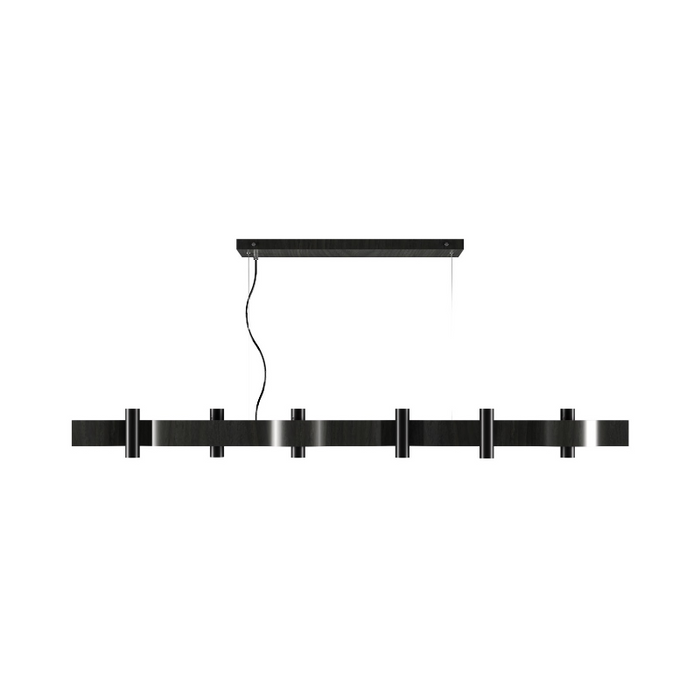 Accord 1501 Flow 12-lt 59" LED Pendant - Charcoal