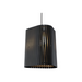 Accord 1481 Living Hinges 1-lt 12" LED Pendant - Charcoal
