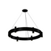 Accord 1497 Flow 12-lt 24" LED Pendant - Charcoal
