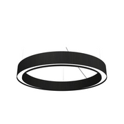 Accord 1350 Cylindrical 1-lt 28" LED Pendant - Charcoal