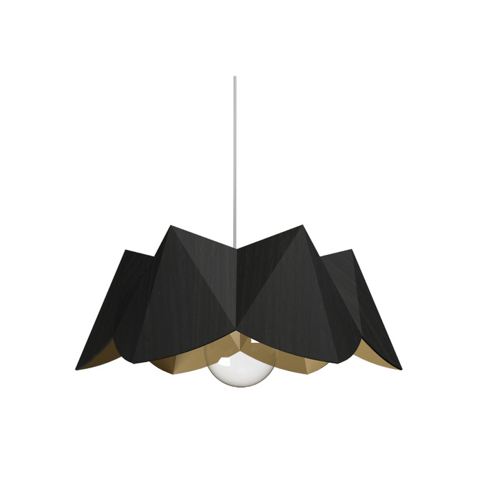 Accord 1281 Physalis 1-lt 26" LED Pendant - Charcoal