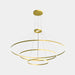 Bover Circular S/3L 3-lt 119" LED Pendant, Downward Light-Gold