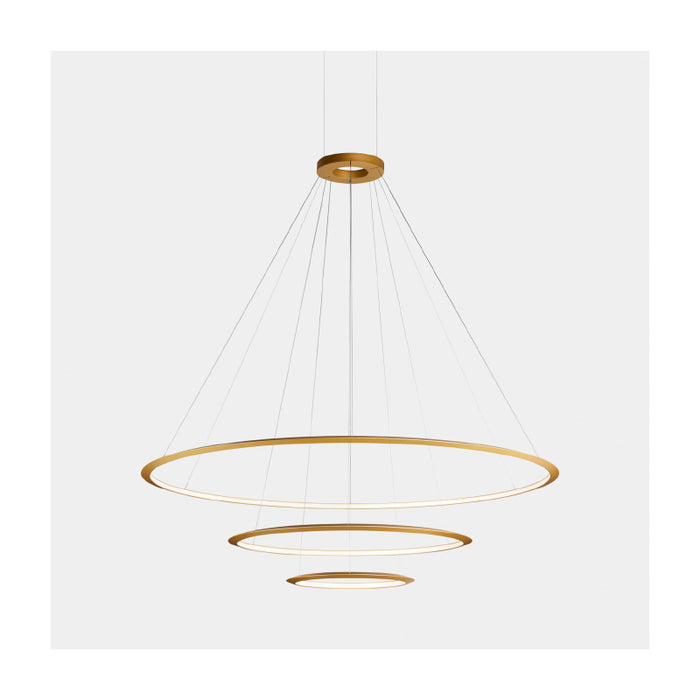 Bover Circular S/3L/200/120/60 3-lt 82" LED Pendant, Inward Light