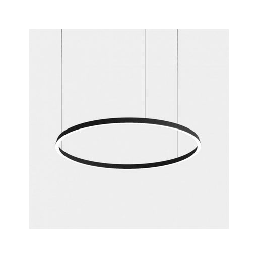 Bover Circular S/120/H 1-lt 48" LED Pendant, Downward Light-Black