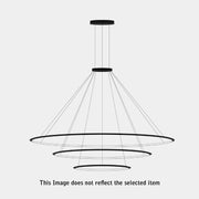 Bover Circular S/3L 3-lt 48" LED Pendant, Inward Light