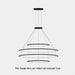 Bover Circular S/4L 4-lt 48" LED Pendant, Inward Light