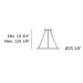Bover Circular S/60/H 1-lt 25" LED Pendant, Downward Light