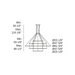 Bover Circular S/5L 5-lt 82" LED Pendant, Outward Light