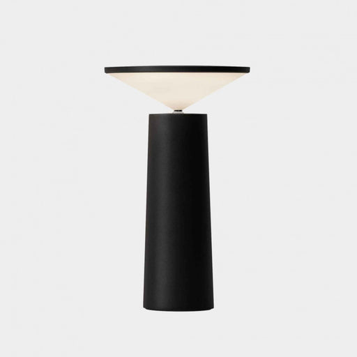 Bover Cocktail 1-lt 9" Tall LED Table Lamp-Matte Black