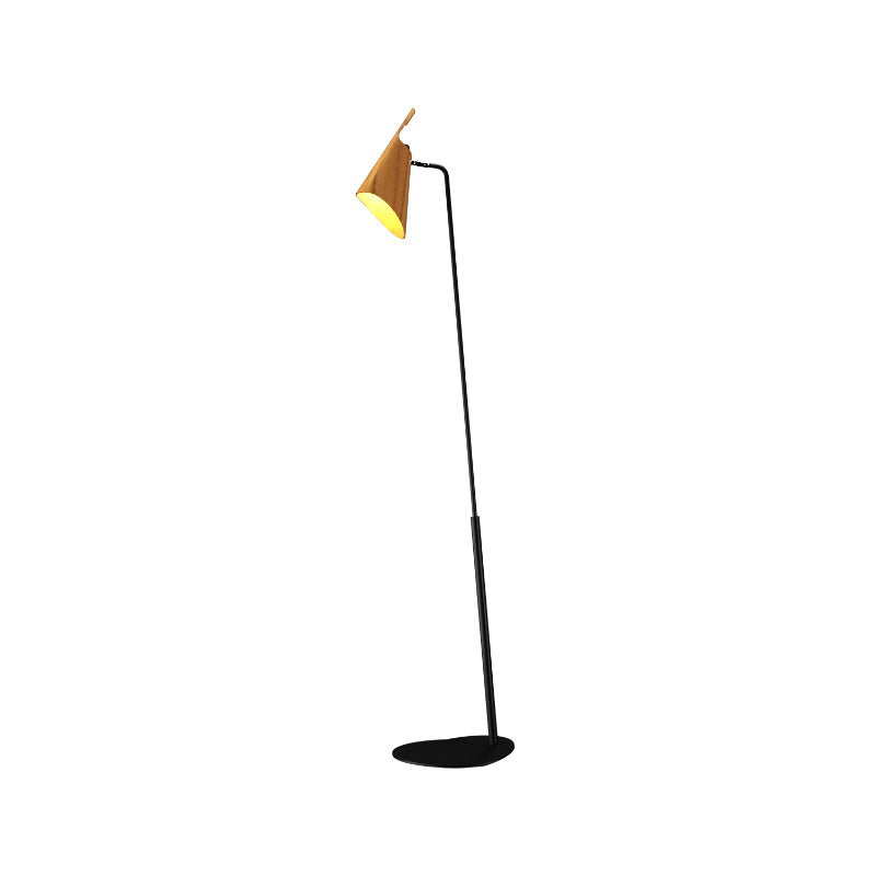 Accord 3041 Balance 1-lt 73" Tall LED Floor Lamp-Teak