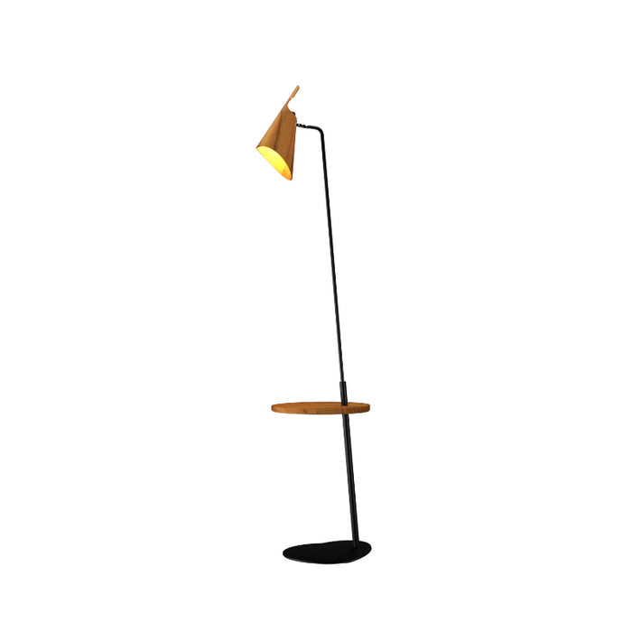 Accord 3042 Balance 1-lt 73" Tall LED Floor Lamp-Teak