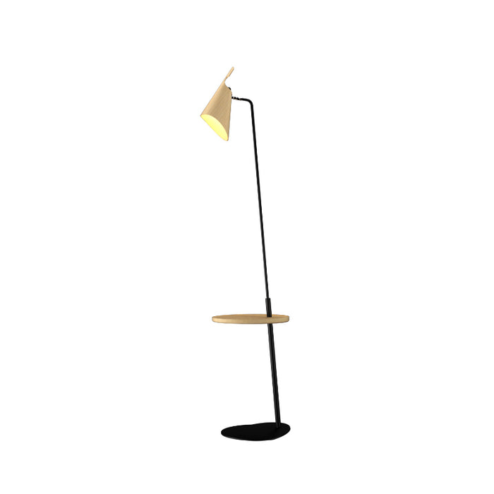 Accord 3042 Balance 1-lt 73" Tall LED Floor Lamp-Maple