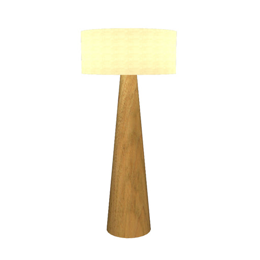 Accord 3004 Conical 1-lt 63" Tall LED Floor Lamp-Louro Freijo