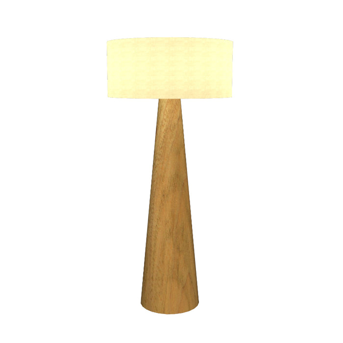 Accord 3004 Conical 1-lt 63" Tall LED Floor Lamp-Louro Freijo