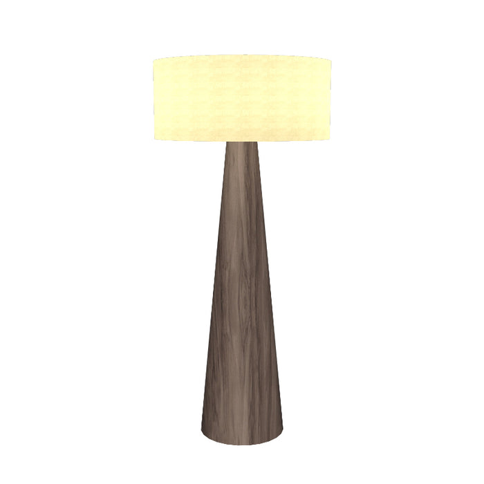 Accord 3004 Conical 1-lt 63" Tall LED Floor Lamp-American Walnut