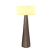 Accord 3004 Conical 1-lt 63" Tall LED Floor Lamp-American Walnut