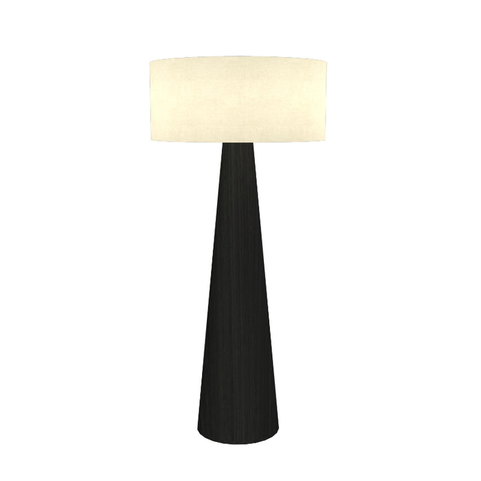 Accord 3004 Conical 1-lt 63" Tall LED Floor Lamp-Charcoal
