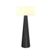 Accord 3004 Conical 1-lt 63" Tall LED Floor Lamp-Organic Black