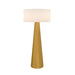 Accord 3004 Conical 1-lt 63" Tall LED Floor Lamp-Organic Gold