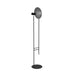 Accord 3126 Dot 1-lt 65" Tall LED Floor Lamp-Organic lead Grey