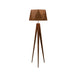 Accord 3034 Facet 1-lt 65" Tall LED Floor Lamp-Imbuia
