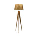Accord 3034 Facet 1-lt 65" Tall LED Floor Lamp-Louro Freijo