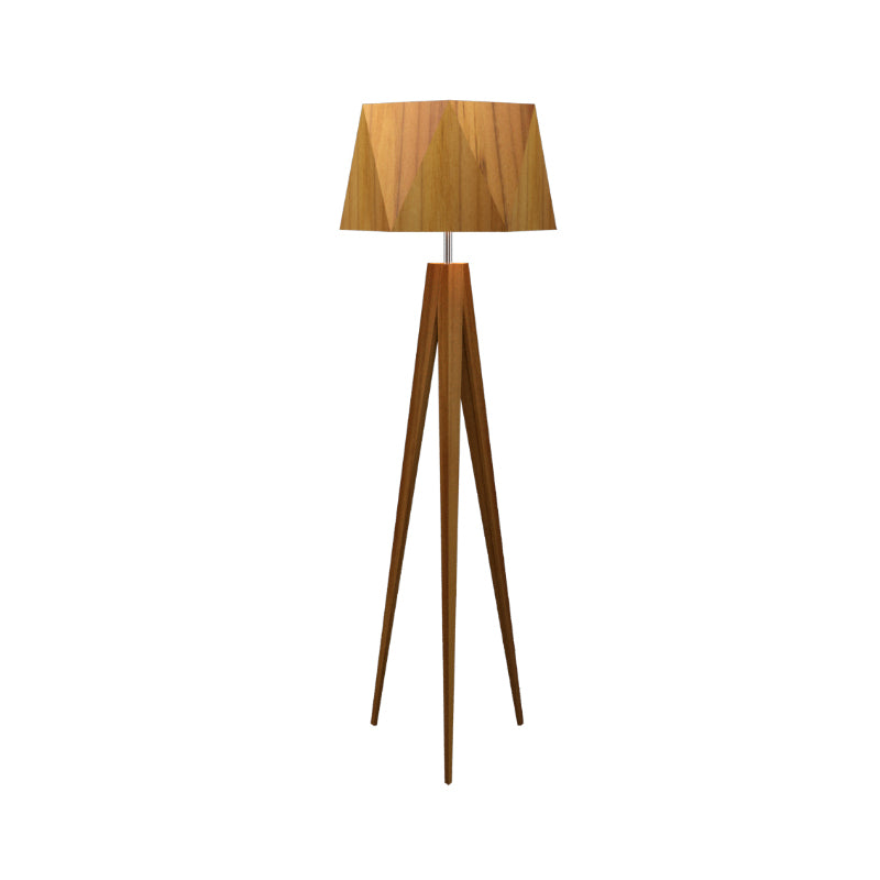 Accord 3034 Facet 1-lt 65" Tall LED Floor Lamp-Teak