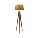 Accord 3034 Facet 1-lt 65" Tall LED Floor Lamp-Teak