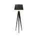 Accord 3034 Facet 1-lt 65" Tall LED Floor Lamp-Charcoal