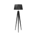 Accord 3034 Facet 1-lt 65" Tall LED Floor Lamp-Organic Black