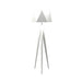 Accord 3034 Facet 1-lt 65" Tall LED Floor Lamp-Organic White