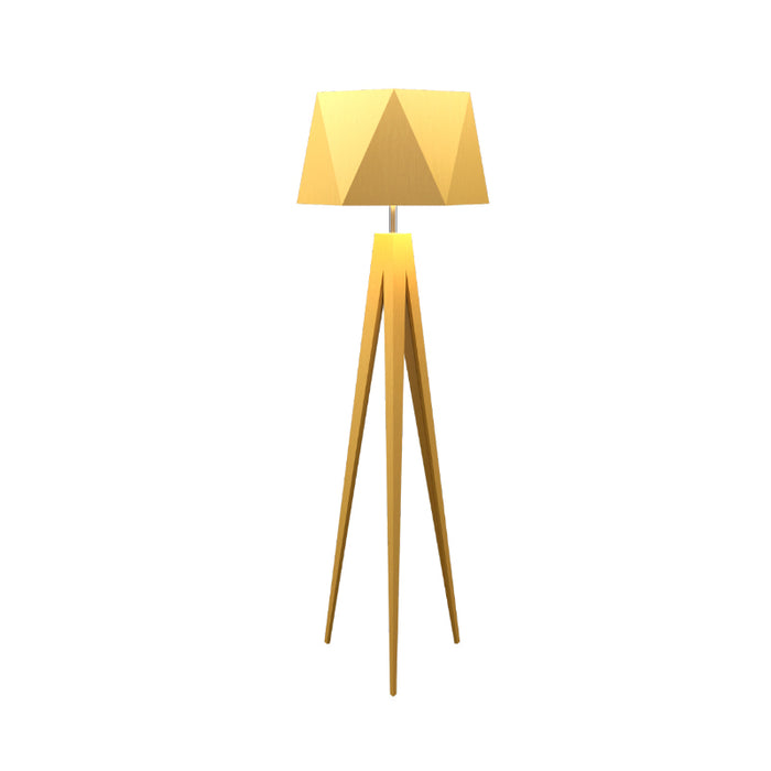 Accord 3034 Facet 1-lt 65" Tall LED Floor Lamp-Organic Gold