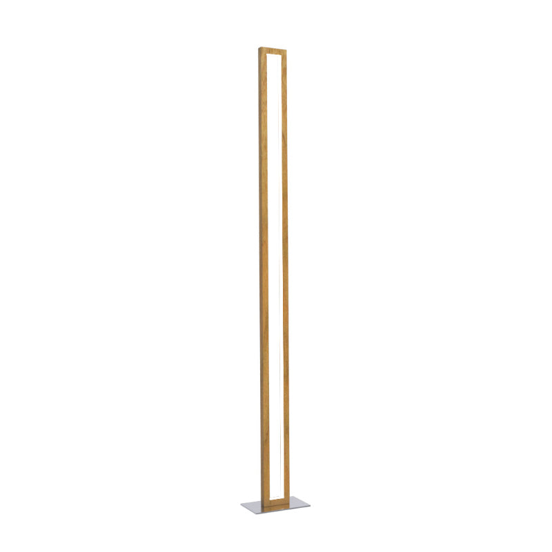Accord 3123 Frame 1-lt 63" Tall LED Floor Lamp-Louro Freijo