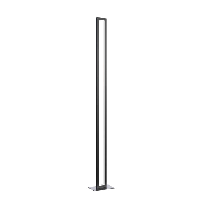 Accord 3123 Frame 1-lt 63" Tall LED Floor Lamp-Organic lead Grey