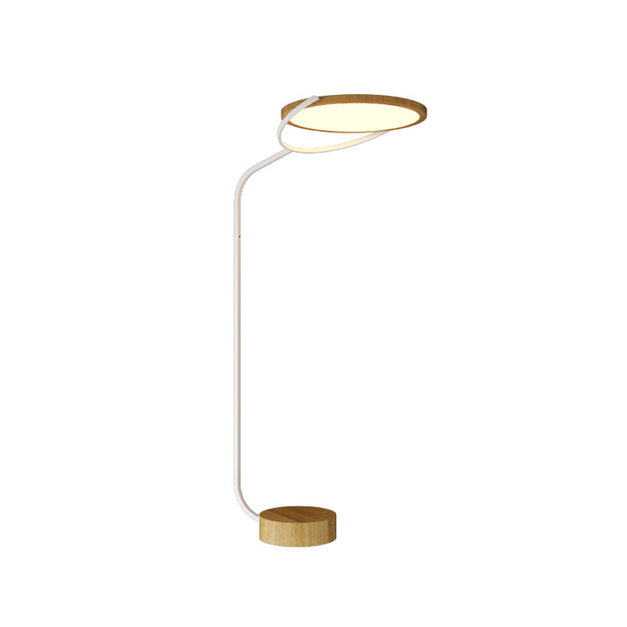 Accord 3039 Naia 1-lt 69" Tall LED Floor Lamp-Louro Freijo
