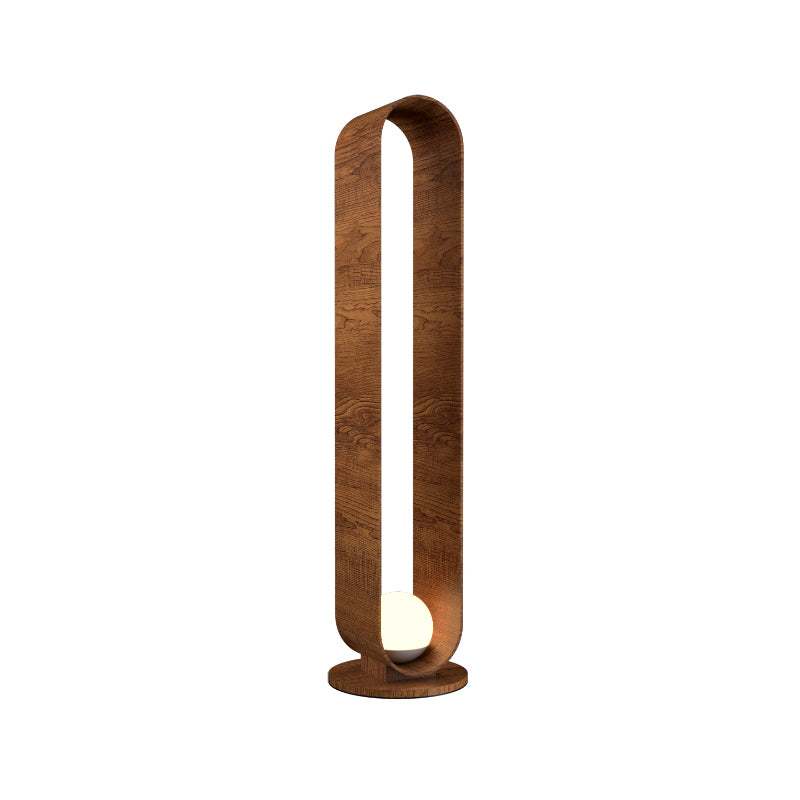 Accord 3043 Sfera 1-lt 48" Tall LED Floor Lamp-Imbuia