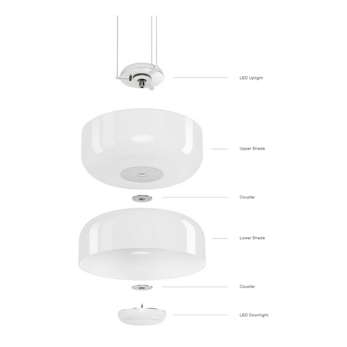 Pablo Designs Totem Up / Down LED Pendant