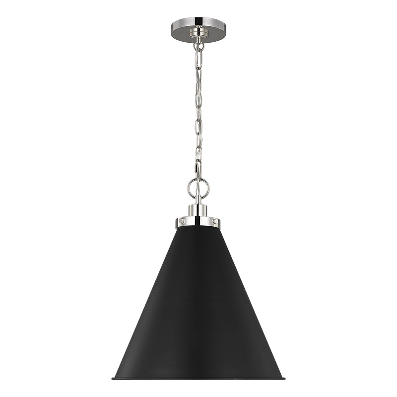 Generation CP1271 Wellfleet 1-lt 16" Cone Pendant