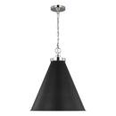 Generation CP1281 Wellfleet 1-lt 20" Cone Pendant