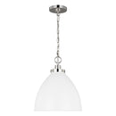 Generation CP1291 Wellfleet 1-lt 14" Dome Pendant
