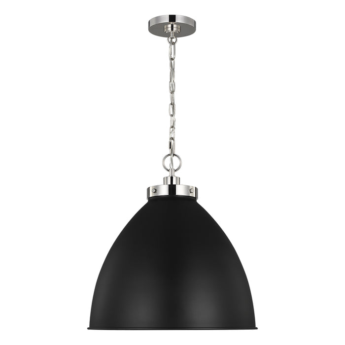 Generation CP1301 Wellfleet 1-lt 18" Dome Pendant