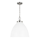 Generation CP1301 Wellfleet 1-lt 18" Dome Pendant